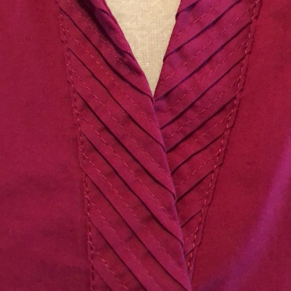 DONATED - 
EUC Zach & Rachel Wine Blouse - Picture 7 of 11